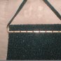 Vintage 1940's French black & red Micro Beaded Evening Purse by JOSEPH