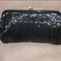 Vintage Shimmering Black Beaded Evening Clutch Purse