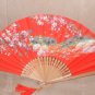 Vintage Japanese Hand painted Folding Fan
