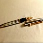 1970's Vintage-Sanford Redington-Chrome-Silver/Gold Ballpoint Pen