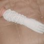 Vintage 1950's TAUPE nylo-cotton Long Evening Gloves by FOWNES