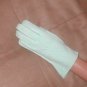 Vintage 1940's Mint Green Cotton Gloves by MaxMayer