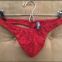Men's RED LACE Wonder Thong from Male Power