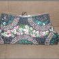 Vintage Hand Made Multi Color Beaded Purse