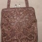 1930's Vintage Copper Beaded Evening Purse made in France