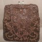 1930's Vintage Copper Beaded Evening Purse made in France