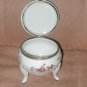 Vintage 1930's Hand Painted Porcelin Trinket Box