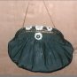 1930's Vintage Black & White Beaded Silk Taffeta Evening Purse by CHARLET