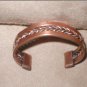 Vintage unisex Solid Copper Cuff Bracelet
