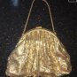 Vintage WHITING & DAVIS Gold Metal Mesh Purse