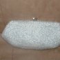 Vintage 1960's Silvery Blue Beaded Evening Clutch Purse by WALBORG