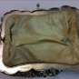 Vintage `1940's WHITING & DAVIS Silver Metal Mesh Clutch Purse