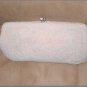 Vintage 1950's PALE- PINK Beaded Clutch Purse
