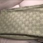 Vintage Floral Damask Window Treatment Scarf Valance / sage green