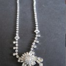 1950's Vintage Rhinestone Necklace signed PARCO