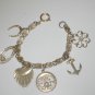 Vintage 1950's Goldtone Charm Bracelet