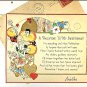 Vintage 1920's Valentine Card w/ postmarked Envelope