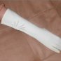 Vintage 1950's White Cotton 3/4 length Dress Gloves by Miss Arias