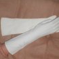 Vintage 1950's White Cotton 3/4 length Dress Gloves by Miss Arias