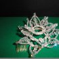 Vintage 1950's Swarovski Crystal Crown Bridal Headpiece