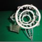 Vintage 1950's Swarovski Crystal Crown Bridal Headpiece