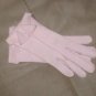Vintage 1950's Pink Cotton wrist-length Gloves