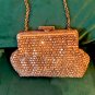 Antique Vintage 1930's Rhinestone Evening Bag Purse