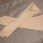 Vintage 1940's mango color Long Cotton Dress Gloves