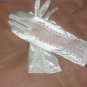 Vintage White Beaded Bridal Gloves