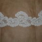 Vintage Beaded IVORY Alencon Lace Trim