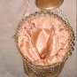 Antique Whiting & Davis Gold Metal Mesh Purse with gate-top