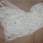 HUGE Lot Vintage White 8mm Czech Pearl Beads