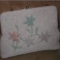 Vintage 1950's Pastels on White Beaded Evening Purse by ERNEST