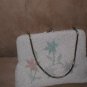 Vintage 1950's Pastels on White Beaded Evening Purse by ERNEST