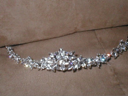 Delicate Rhinestone Bridal Tiara