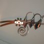 RARE  1920's Antique Vintage Copper Pin Brooch