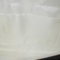Vintage 1950's White Clutch Purse with Pastel Beading