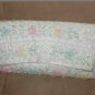 Vintage 1950's White Clutch Purse with Pastel Beading