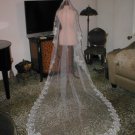 Vintage Embroidery Lace MANTILLA Bridal Veil