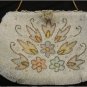 Vintage 1840's Pastel Beaded Evening Purse from FRANCE