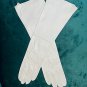 Vintage 1950's White Kid Leather Formal Gloves made in FRANCE