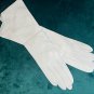 Vintage 1950's White Kid Leather Formal Gloves made in FRANCE