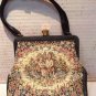 Vintage 1940's Needlepoint Tapestry Purse