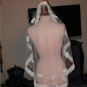 Vintage SHORT Ivory Lace Edged Bridal Veil