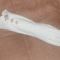 Vintage 1940's White Cotton 3/4 length Dress Gloves by Max Mayer