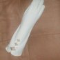 Vintage 1940's White Cotton 3/4 length Dress Gloves by Max Mayer