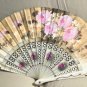 1960's Vintage hand painted Linen Fan from SPAIN