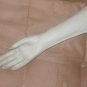 Vintage 1950's OYSTER color Washable Kid Leather Long Gloves