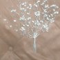 huge lot of White Silk Baby's Breath Flowers with pearls