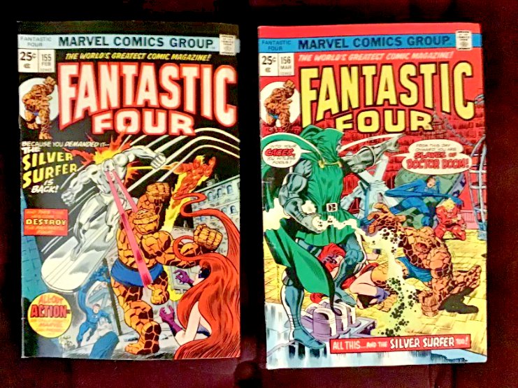 Marvel Comics Group FANTASTIC FOUR #155 + #156